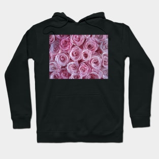 Paris Pink Roses Hoodie